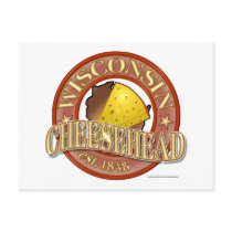 Wisconsin Cheesehead Seal Post Cards