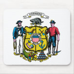Wisconsin Flag Theme 00 mousepads