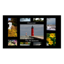 Wisconsin For All Seasons Business Card Template