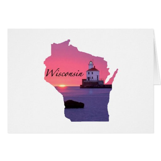 Wisconsin Lighthouse Greeting Card