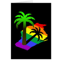 Wisconsin Palm Tree Card