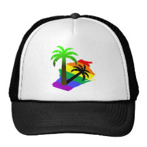 Wisconsin Palm Tree Hats