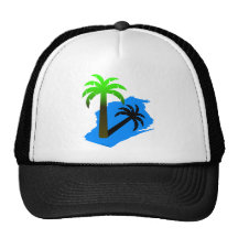 Wisconsin Palm Tree Hats
