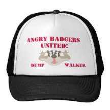 Wisconsin Politics_Angry Badgers United_DumpWalker Trucker Hat