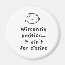 Wisconsin Politics Fridge Magnets