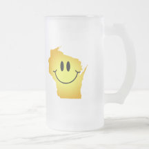 Wisconsin Smiley Face Mug