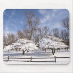 Wisconsin Snow Scene Mousepad