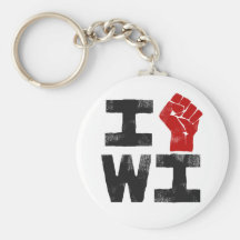 Wisconsin Solidarity Key Chain
