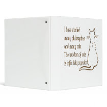 Wisdom of Cats Binder