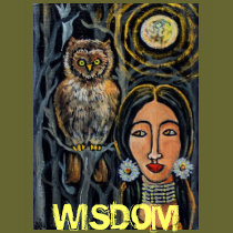 WISDOM Owl t-shirts