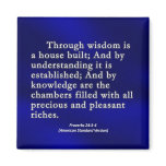 Wisdom Proverbs 24 magnets