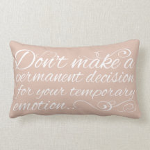 Wisdom Quote on pillow