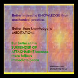 WISDOM Quotes from Bhagavad Gita posters