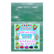 Wisdom Text : Human Care n Love Customized Stationery