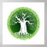Wisdom Tree (green version) posters