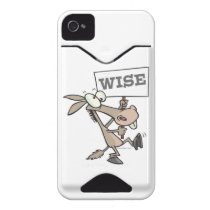 WISE ASS WISEASS FUNNY CARTOON DONKEY IPHONE 4 ID COVERS