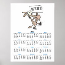 WISE ASS WISEASS FUNNY CARTOON DONKEY POSTER