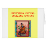 wise chinese proverb greeting card