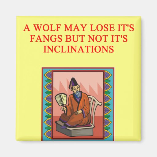 wise chinese proverb magnets