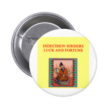 wise chinese proverb pinback button