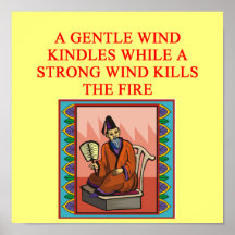 wise chinese proverb poster