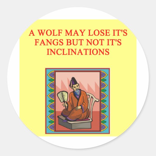 wise chinese proverb stickers