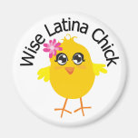Wise Latina Chick 3 Magnet