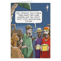 Wise Men Always Get Directions Greeting Cards