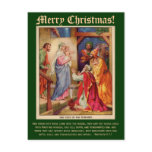 Wise Men Christmas Card, with Bible Verse Postcards