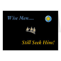 Wise Men..., Note Card