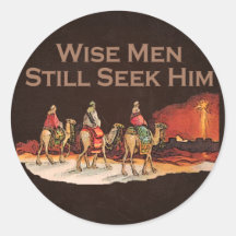Wise Men Still Seek Him, Christmas Stickers
