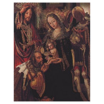Wise Men visiting Baby Jesus Flyer Design