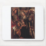 Wise Men visiting Baby Jesus Mouse Pad