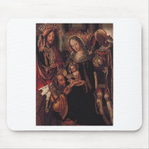 Wise Men visiting Baby Jesus Mouse Pad