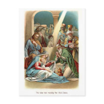 Wise Men Worship Post Card