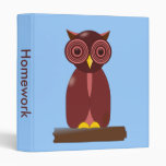 Wise Old Owl Homework Binder
