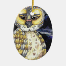 Wise Old Owl Ornament