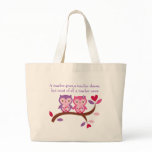 Wise Owl A teacher cares Tote Bags