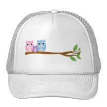 Wise Owl Family Trucker Hats