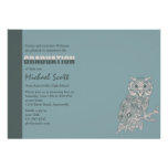 Wise Owl Graduation Invitation