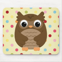 Wise Owl Mouse Pads