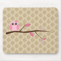Wise Owl Mouse Pads