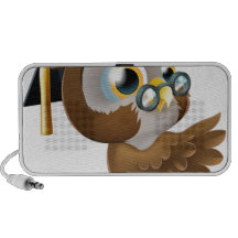 Wise Owl Pointing Sign Portable Speaker