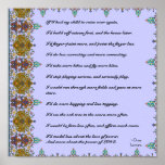 Wise Quote How to Raise Children Poster