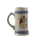 Wiseman Coat of Arms Stein - Family Crest mugs