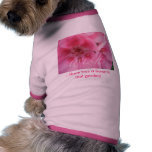 Wish Bone Pink Geranium Flower Pet Clothing pet clothing