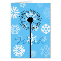 Wish Dandelion Flower Card