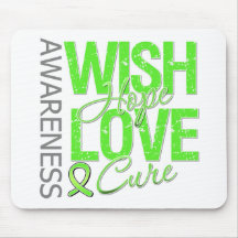 Wish Hope Love Cure Lyme Disease Mousepad