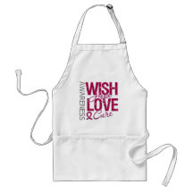 Wish Hope Love Cure Multiple Myeloma Aprons