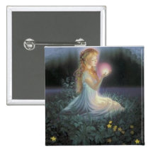Wishes Amongst the Flowers Buttons
